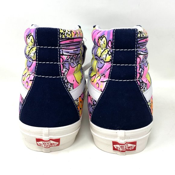 Vans Sk8 Hi 38 Dx Black Men's Skateboarding High Top Suede Canvas VN0A38GF9GR - Picture 5 of 11